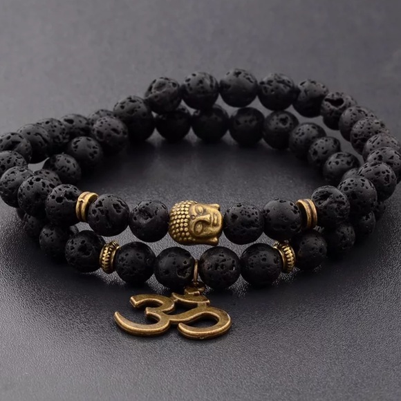 Gemstone Meditation Mala bracelet - Picture 7 of 11